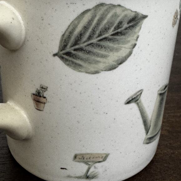 Portfolio by Pfaltzgraff Naturewood Mug 2 Stoneware Mugs 12 oz Garden Cottage - Picture 13 of 13